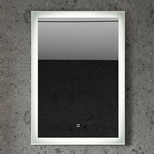 Зеркало STWORKI Эстерсунд 60 белое матовое, с подсветкой, сенсор на зеркале 439835 Зеркало STWORKI Эстерсунд 60 белое матовое, с подсветкой, сенсор на зеркале 439835