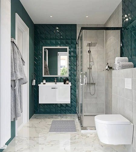 Зеркало STWORKI Эстерсунд 75 белое матовое, с подсветкой, сенсор на зеркале 439832 Зеркало STWORKI Эстерсунд 75 белое матовое, с подсветкой, сенсор на зеркале 439832