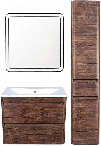 Зеркало Style Line Атлантика 80x80 с подсветкой и часами СС-00000671 Зеркало Style Line Атлантика 80x80 с подсветкой и часами СС-00000671