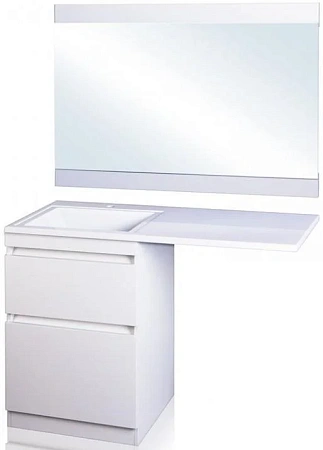 Зеркало Style Line Даллас 120, Люкс белое СС-00000393 Зеркало Style Line Даллас 120, Люкс белое СС-00000393