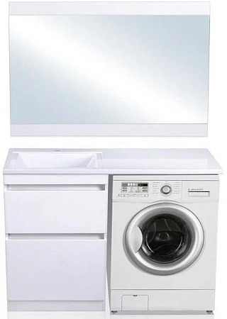 Зеркало Style Line Даллас 120, Люкс белое СС-00000393 Зеркало Style Line Даллас 120, Люкс белое СС-00000393