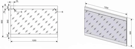 Зеркало Style Line Даллас 120, Люкс белое СС-00000393 Зеркало Style Line Даллас 120, Люкс белое СС-00000393
