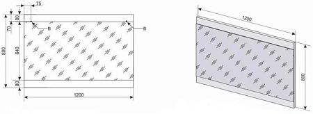 Зеркало Style Line Даллас 120, Люкс Венге СС-00000416 Зеркало Style Line Даллас 120, Люкс Венге СС-00000416