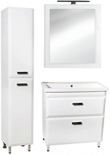 Зеркало Style Line Лотос 80, Люкс белое СС-00000387 Зеркало Style Line Лотос 80, Люкс белое СС-00000387