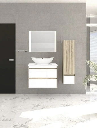 Зеркало Style Line Монако 60x70, Ориноко/бел лакобель ЛС-00000624 Зеркало Style Line Монако 60x70, Ориноко/бел лакобель ЛС-00000624