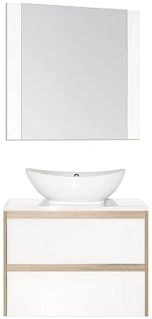 Зеркало Style Line Монако 70x70, Ориноко/бел лакобель ЛС-00000628 Зеркало Style Line Монако 70x70, Ориноко/бел лакобель ЛС-00000628