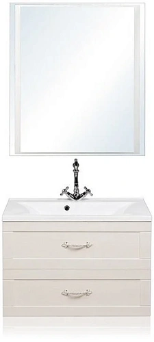 Зеркало Style Line Прованс 80, белый с подсветкой СС-00000445 Зеркало Style Line Прованс 80, белый с подсветкой СС-00000445