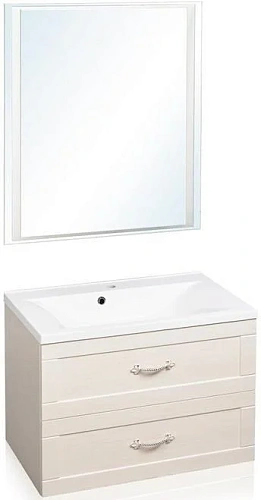 Зеркало Style Line Прованс 80, белый с подсветкой СС-00000445 Зеркало Style Line Прованс 80, белый с подсветкой СС-00000445