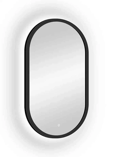 Зеркало Taliente Zled TA-Zled-PBL4580 с LED-подсветкой, 45x80 см, овальное, черное Зеркало Taliente Zled TA-Zled-PBL4580 с LED-подсветкой, 45x80 см, овальное, черное