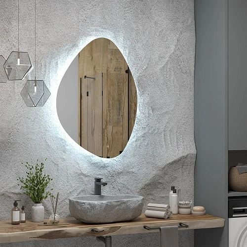 Зеркало Taliente Zled-A с LED-подсветкой, 70x100см, асимметричное, с антизапотеванием TA-Zled-A70100 TA-Zled-A70100a Зеркало Taliente Zled-A с LED-подсветкой, 70x100см, асимметричное, с антизапотеванием TA-Zled-A70100 TA-Zled-A70100a