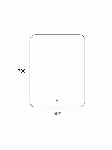 Зеркало Taliente Zled-B с LED-подсветкой, 50x70см, прямоугольное TA-Zled-B5070 Зеркало Taliente Zled-B с LED-подсветкой, 50x70см, прямоугольное TA-Zled-B5070