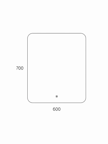 Зеркало Taliente Zled-B с LED-подсветкой, 60x70см, прямоугольное TA-Zled-B6070 Зеркало Taliente Zled-B с LED-подсветкой, 60x70см, прямоугольное TA-Zled-B6070