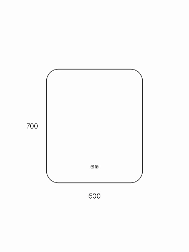 Зеркало Taliente Zled-B с LED-подсветкой, 60x70см, прямоугольное, с антизапотеванием TA-Zled-B6070a Зеркало Taliente Zled-B с LED-подсветкой, 60x70см, прямоугольное, с антизапотеванием TA-Zled-B6070a