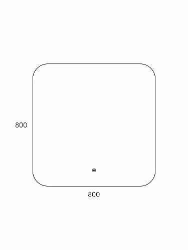 Зеркало Taliente Zled-B с LED-подсветкой, 80x80см, прямоугольное TA-Zled-B8080 Зеркало Taliente Zled-B с LED-подсветкой, 80x80см, прямоугольное TA-Zled-B8080