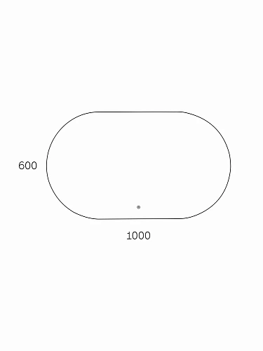 Зеркало Taliente Zled-F с LED-подсветкой, 100x60см, овальное TA-Zled-F10060 Зеркало Taliente Zled-F с LED-подсветкой, 100x60см, овальное TA-Zled-F10060