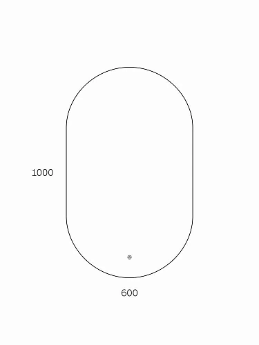 Зеркало Taliente Zled-F с LED-подсветкой, 60x100см, овальное TA-Zled-F60100 Зеркало Taliente Zled-F с LED-подсветкой, 60x100см, овальное TA-Zled-F60100