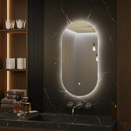 Зеркало Teso azaro Oval NEO c LED-подсветкой 500x900 E3659 Зеркало Teso azaro Oval NEO c LED-подсветкой 500x900 E3659