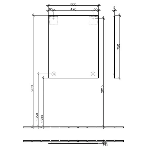 Зеркало Villeroy & Boch More to See A3106000 (A310 60 00) 60х75 Зеркало Villeroy & Boch More to See A3106000 (A310 60 00) 60х75