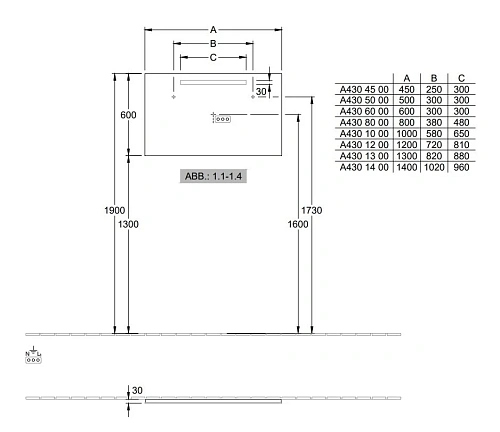Зеркало Villeroy & Boch More to See One A4306000 (A430 60 00) 60х60 Зеркало Villeroy & Boch More to See One A4306000 (A430 60 00) 60х60
