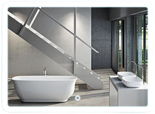 Зеркало Vincea LED VLM-2A100 1000x800 c сенсорным выключателем и диммером Зеркало Vincea LED VLM-2A100 1000x800 c сенсорным выключателем и диммером