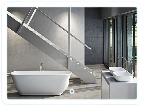 Зеркало Vincea LED VLM-2A700 700x680 c сенсорным выключателем и диммером Зеркало Vincea LED VLM-2A700 700x680 c сенсорным выключателем и диммером