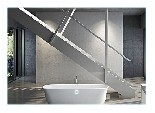 Зеркало Vincea LED VLM-2B800 800х600 c сенсорным выключателем и диммером Зеркало Vincea LED VLM-2B800 800х600 c сенсорным выключателем и диммером