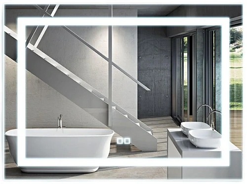 Зеркало Vincea LED VLM-2C120 1200x800 c сенсорным выключателем и диммером Зеркало Vincea LED VLM-2C120 1200x800 c сенсорным выключателем и диммером