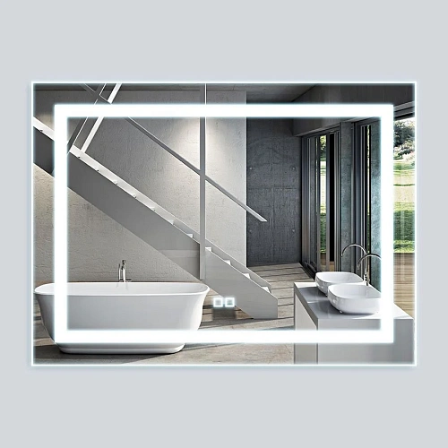 Зеркало Vincea LED VLM-2C800 800x600 c сенсорным выключателем и диммером Зеркало Vincea LED VLM-2C800 800x600 c сенсорным выключателем и диммером