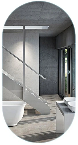 Зеркало Vincea LED VLM-2K120 600х1200 c сенсорным выключателем и диммером Зеркало Vincea LED VLM-2K120 600х1200 c сенсорным выключателем и диммером