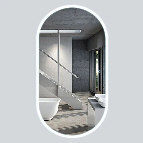 Зеркало Vincea LED VLM-2K120 600х1200 c сенсорным выключателем и диммером Зеркало Vincea LED VLM-2K120 600х1200 c сенсорным выключателем и диммером