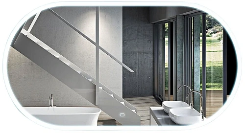 Зеркало Vincea LED VLM-2K120 600х1200 c сенсорным выключателем и диммером Зеркало Vincea LED VLM-2K120 600х1200 c сенсорным выключателем и диммером