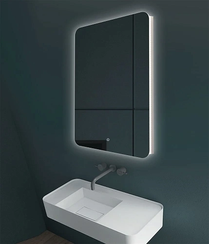 Зеркало Vincea LED VLM-3BE600 600х800 c сенсорным выключателем и диммером Зеркало Vincea LED VLM-3BE600 600х800 c сенсорным выключателем и диммером