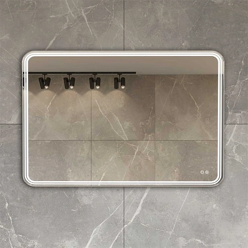 Зеркало Vincea LED VLM-3MA120-2 1200х800 c сенсорным выключателем и диммером, антизапотевание Зеркало Vincea LED VLM-3MA120-2 1200х800 c сенсорным выключателем и диммером, антизапотевание