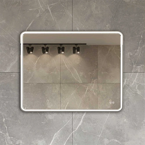 Зеркало Vincea LED VLM-3VC100-2 1000х800 c сенсорным выключателем и диммером, антизапотевание Зеркало Vincea LED VLM-3VC100-2 1000х800 c сенсорным выключателем и диммером, антизапотевание