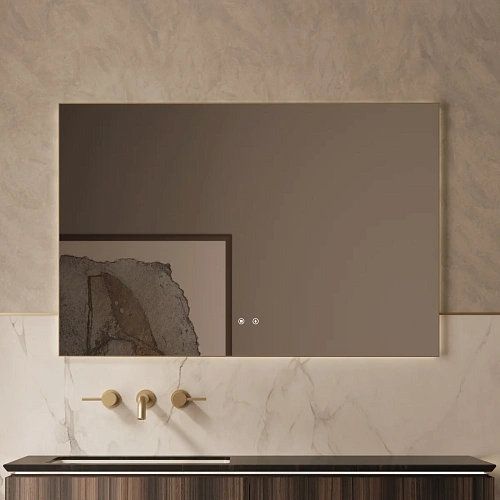 Зеркало Vincea LED VLM-4F120BG-2 1200х800 сенсорное, антизапотевание, брашированное золото Зеркало Vincea LED VLM-4F120BG-2 1200х800 сенсорное, антизапотевание, брашированное золото