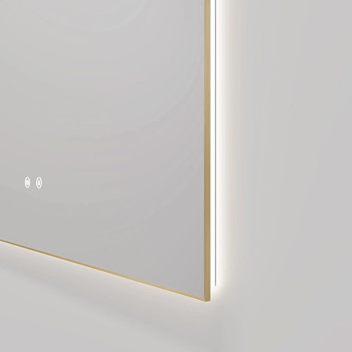 Зеркало Vincea LED VLM-4F120BG-2 1200х800 сенсорное, антизапотевание, брашированное золото Зеркало Vincea LED VLM-4F120BG-2 1200х800 сенсорное, антизапотевание, брашированное золото