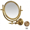 Зеркало косметическое ART&amp;MAX BAROCCO AM-2109-Br увеличительное, подвесное, бронза