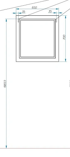 Зеркало Эстет Bali Classic 650х25х700 ФР-00002154 Зеркало Эстет Bali Classic 650х25х700 ФР-00002154