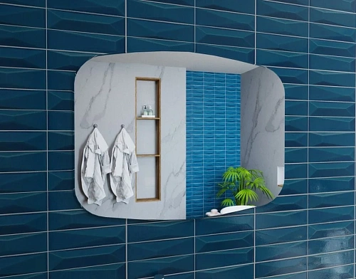 Зеркало Эстет Barcelona овал 900х20х700 ФР-00003592 Зеркало Эстет Barcelona овал 900х20х700 ФР-00003592