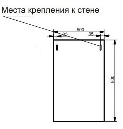 Зеркало Эстет Elin 900х20х750 ФР-00003352 Зеркало Эстет Elin 900х20х750 ФР-00003352