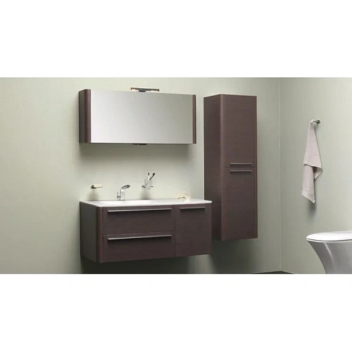 Зеркальный шкаф Am.Pm Awe M15MCX0801VF венге фактурный 80 см Зеркальный шкаф Am.Pm Awe M15MCX0801VF венге фактурный 80 см