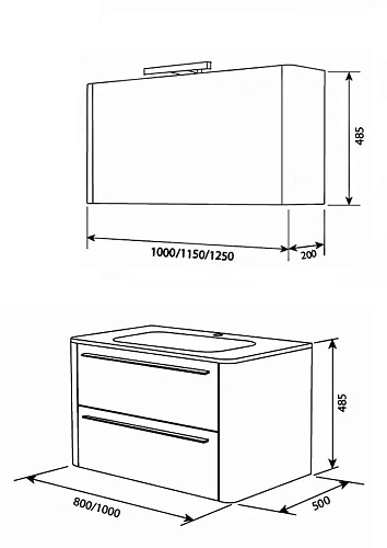 Зеркальный шкаф AM.PM Awe M15MCX1001VF с подсветкой 100 см, венге Зеркальный шкаф AM.PM Awe M15MCX1001VF с подсветкой 100 см, венге
