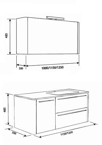 Зеркальный шкаф AM.PM Awe M15MCX1151WF с подсветкой 115 см, белый Зеркальный шкаф AM.PM Awe M15MCX1151WF с подсветкой 115 см, белый