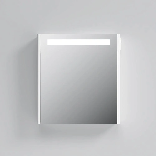 Зеркальный шкаф AM.PM Bliss M55MCR0601WG с подсветкой 60 см, правый, белый глянец Зеркальный шкаф AM.PM Bliss M55MCR0601WG с подсветкой 60 см, правый, белый глянец