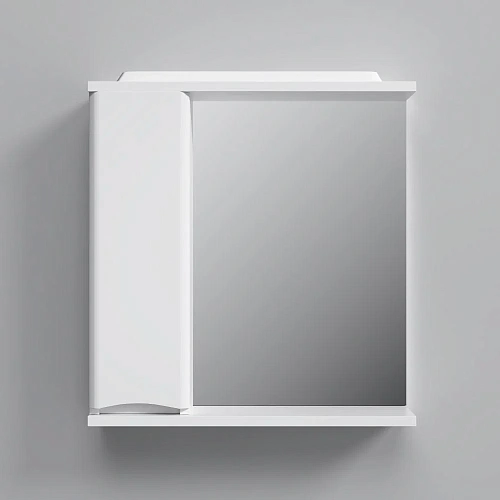 Зеркальный шкаф AM.PM Like M80MPL0651WG левый, 65см, с подсветкой, белый Зеркальный шкаф AM.PM Like M80MPL0651WG левый, 65см, с подсветкой, белый