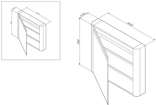 Зеркальный шкаф AM.PM Sensation M30MCL0801TF левый, 80 см, с подсветкой, табачный дуб Зеркальный шкаф AM.PM Sensation M30MCL0801TF левый, 80 см, с подсветкой, табачный дуб