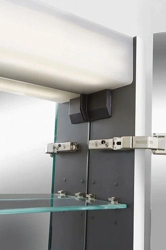 Зеркальный шкаф AM.PM Sensation M30MCR0801BG с подсветкой 80 см, правый, светло-голубой Зеркальный шкаф AM.PM Sensation M30MCR0801BG с подсветкой 80 см, правый, светло-голубой