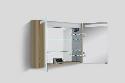 Зеркальный шкаф AM.PM Sensation M30MCX1001NG с подсветкой 100 см, нуга Зеркальный шкаф AM.PM Sensation M30MCX1001NG с подсветкой 100 см, нуга