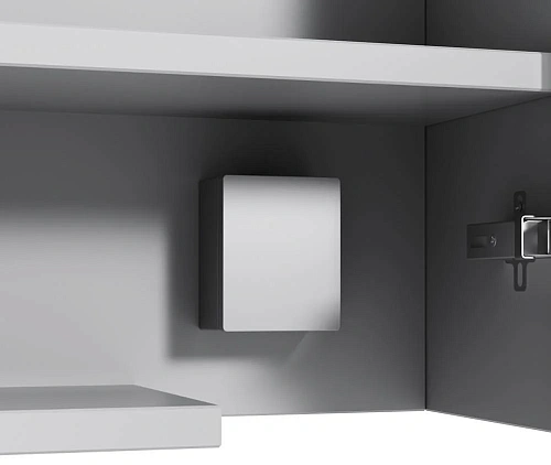 Зеркальный шкаф AM.PM Spirit 2.0 80 M70AMCX0801WG с LED-подсветкой, белый глянец Зеркальный шкаф AM.PM Spirit 2.0 80 M70AMCX0801WG с LED-подсветкой, белый глянец