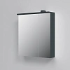 Зеркальный шкаф AM.PM Spirit 2.0 M70AMCL0601GM с подсветкой 60 см, левый, графит Зеркальный шкаф AM.PM Spirit 2.0 M70AMCL0601GM с подсветкой 60 см, левый, графит